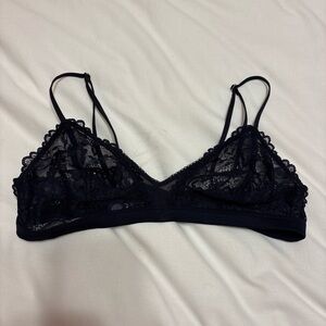 Savage X Fenty black lace bralette